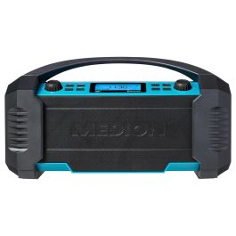 Medion MD 43320 Radio de Obra DAB+ Bluetooth 15W LCD Azul Negro