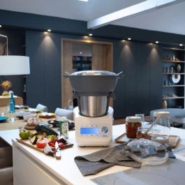 LIVOO DOP219W - Robot multifunción Super Cooker - 12 velocidades - 125 a 5000 rpm - Cuenco de acero inoxidable 3.5L - 1000W - Blanco