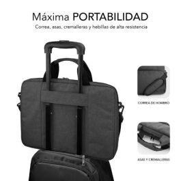 SUBBLIM Maletin Air Padding Laptop bag 15,6" Dark Grey