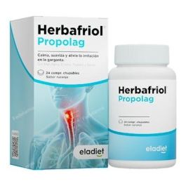 ELADIET Herbafriol Propolag 24 Comprimidos | Miel, Malva, Erísimo, Própolis y Salvia para Dolor de Garganta Precio: 9.79. SKU: B1ASLK2YMP