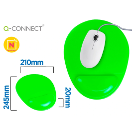 Q-connect Alfombrilla Ratón Gel PVC Verde 210x245x20 mm Precio: 7.99000026. SKU: B1JQZLBVGN