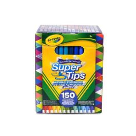 Crayola Rotuladores Súper Punta Super Tips Lavables 150 Unidades 18x14.8x13.5 cm Precio: 31.50000018. SKU: B177NPJVFB