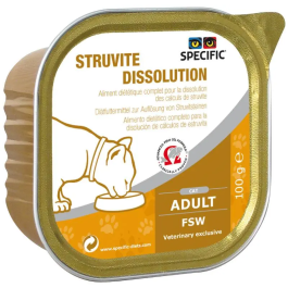 Dechra Specific FSW Struvite Dissolution Alimento Dietético para Gatos para Disolución de Cálculos de Estruvita 7 Tarrinas x 100 gr Precio: 13.9000004. SKU: B1887G3SD6