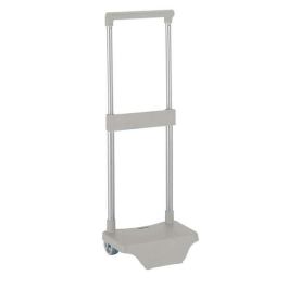 Carro Escolar Safta Portamochila Pequeño Plata Carro Escolar Safta Portamochila Pequeño Plata