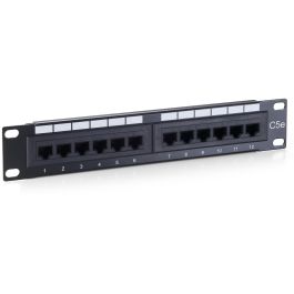 Equip Patchpanel 12x RJ45 Cat5e 10" UTP 1HE ISDN schwarz Precio: 37.50000056. SKU: B13GCTBPP2