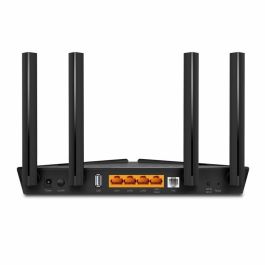 TP-Link XX230V Router de Sobremesa Inalámbrico Wi-Fi 6 (802.11ax) Doble Banda 1201Mbps Gigabit Ethernet 4 Puertos LAN USB Negro