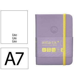 Cuaderno Con Gomilla Antartik Notes Tapa Dura A7 Hojas Lisas Morado Y Amarillo 80 Hojas 80 gr Fsc Precio: 2.50000036. SKU: B17XCEAWWC