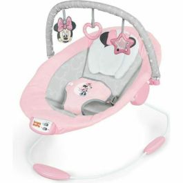 Bright Starts Tumbona Vibratoria para Bebé Disney Minnie Mouse Rosy Skies | Asiento Ultrasuave con Orejas y Lazo para Niña Precio: 70.50000023. SKU: B1DDCEJG5P