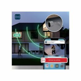Arlo AAAOU33059 Pro 5 2K+ Cámara de Seguridad Conectada - 4 Cámaras - Visión Nocturna a Color - Wi-Fi Doble Banda