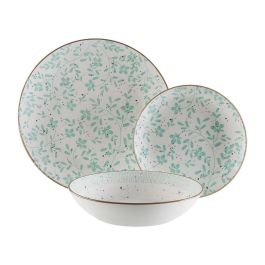 Vajilla Versa Turquesa Porcelana Flores 18 Piezas Vajilla Versa Turquesa Porcelana Flores 18 Piezas