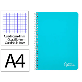 Liderpapel Cuaderno Espiral A4 Witty Tapa Dura 80 Hojas 90gr Cuadro 4mm Con Margen Celeste Precio: 10.58999986. SKU: B1BTVKS95F