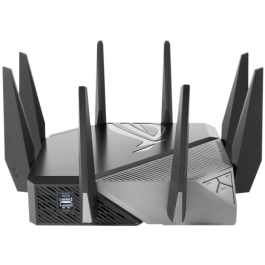 ASUS GT-AXE11000 router inalámbrico Gigabit Ethernet Tribanda (2.4 GHz / 5 GHz / 6 GHz) Negro ASUS GT-AXE11000 router inalámbrico Gigabit Ethernet Tribanda (2.4 GHz / 5 GHz / 6 GHz) Negro