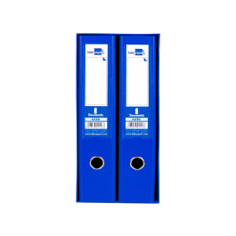 Liderpapel Archivador Folio 2 Anillas Mecanismo de Palanca 75mm Azul