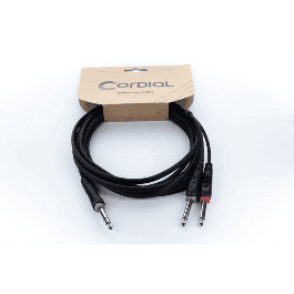Cable Y Jack Estéreo Macho / 2 Jacks Mono Macho 3 M Cable Y Jack Estéreo Macho / 2 Jacks Mono Macho 3 M
