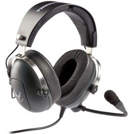 Thrustmaster 4060196 Auriculares Gaming T.Flight U.S. Air Force Edition-DTS, Sonido DTS Headphone:X, Micrófono Desmontable, Compatibilidad Universal, Gris