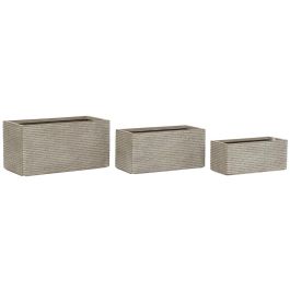 Jardinera Terraza Y Jardin DKD Home Decor Beige 37.5 x 37.5 x 74.5 cm Set de 3 Precio: 131.50000006. SKU: B1BD3QPZKB