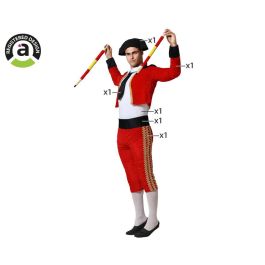 Disfraz Torero Rojo Adulto Traje De Luces M-L