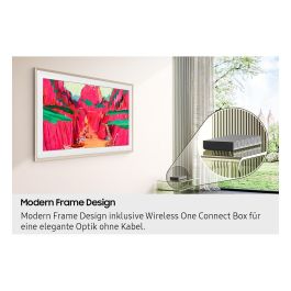 Samsung The Frame GQ65LS03FWUXZG 65" (165,1 cm) Neo QLED 4K Ultra HD Smart TV con Pantalla Antirreflectante, 100Hz, HDR10+, Tizen, WiFi, Bluetooth, Negro