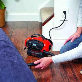 BLACK + DECKER BDCINF18N-QS Inflador-Compresor con o sin cable - Batería de 18 V / Cable de 220 V - 11 Barras / 160 PSI - 3 Agujas