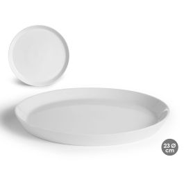 Bandeja Redonda Porcelana Vessia 23 cm Blanco (24 Unidades) Precio: 41.50000041. SKU: B19VG932VD