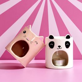 The Concept Factory Quemador de Esencias con Cera Perfume Colección Kawaii Cerámica