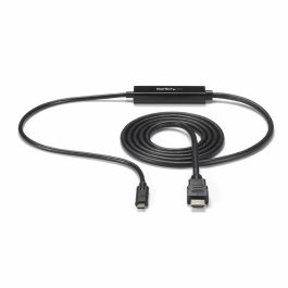 Adaptador USB C a HDMI Startech CDP2HDMM1MB Negro 1 m Adaptador USB C a HDMI Startech CDP2HDMM1MB Negro 1 m