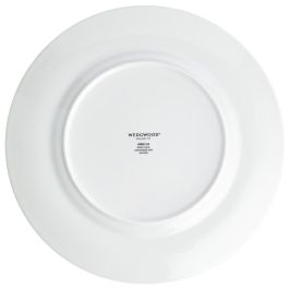 Wedgwood Plato Llano Floral Hibiscus 27 cm (4 Unidades) con Franjas de Oro de 22 Quilates