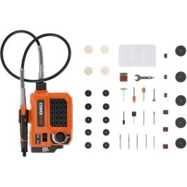 Herramienta multifunción giratoria inalámbrica de 20V + 40 accesorios - Dual Power PowDP75300 - suministrado sin batería o cargador Herramienta multifunción giratoria inalámbrica de 20V + 40 accesorios - Dual Power PowDP75300 - suministrado sin batería o cargador