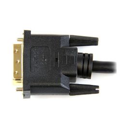 StarTech Cable Adaptador HDMI a DVI-D 1 m, Conectores Macho HDMI y DVI-D Chapados en Oro, Color Negro