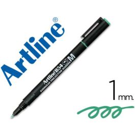 Rotulador Artline Retroproyeccion Punta Fibra Permanente Ek-854 Verde -Punta Redonda 1 mm 12 unidades Precio: 13.59000005. SKU: B1JFZLJE7A