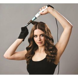 Remington CI53W Rizador de Pelo Cónico Shine Therapy - 210 °C - Calentamiento Rápido - 8 Temperaturas - Blanco