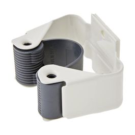 Inofix Colgador escobas adhesivo blanco 2055-2-000, metal, blister 2 unid.