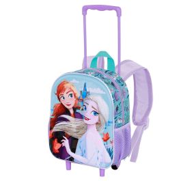 Mochila 3D con Ruedas Pequeña Spring Disney Frozen 2 Azul Precio: 31.89000012. SKU: B1J39RW7K7