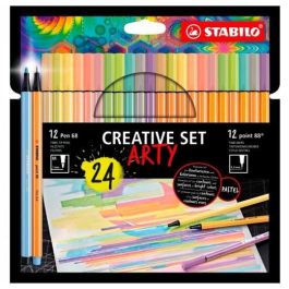 Stabilo Creative Set Arty - 12 Point 88 + 12 Pen 68, 24 Unidades, Colores Surtidos, Estuche Precio: 19.49999942. SKU: S8417796