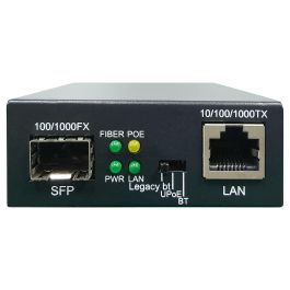 Level One GVT-2016 Convertidor Ethernet a SFP 10/100/1000T RJ45 PoE 90W