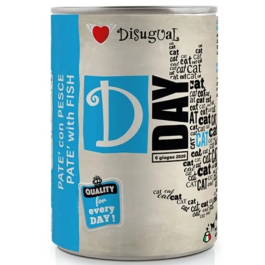 Disugual D-Day Comida Húmeda para Gatos Sabor Pescado 6 Latas x 400 gr Precio: 10.6900002. SKU: B18DKWDNND