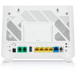 Zyxel DX3301-T0 Router Wi-Fi 6 Doble Banda (2.4 GHz / 5 GHz) Ethernet ADSL Blanco