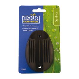 Aqua Control Colgador para manguera helicoidal c2081, negro, polipropileno
