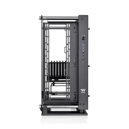 Thermaltake Core P3 TG Pro Caja de PC Midi Tower Negra con Cristal Templado, Compatible con Fuentes PS2, Soporta Discos 2.5/3.5"