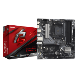 Asrock B550M Phantom Gaming 4 AMD B550 Zócalo AM4 micro ATX Precio: 104.49999956. SKU: B1E9QZ4QTG