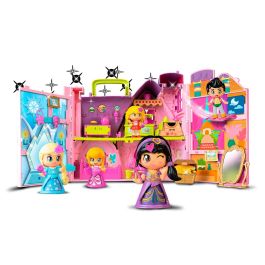 Famosa Pny89000 Pinypon Mansión de Cuentos con Princesa Jazmín, Múltiples Escenarios y Accesorios, Portátil
