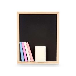 Pizarra Tiza Borrador Pincello 20x16 cm Madera Negro (24 Unidades) Pizarra Tiza Borrador Pincello 20x16 cm Madera Negro (24 Unidades)