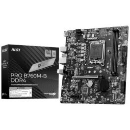 Placa MSI Pro B760M-B Ddr4,Intel,1700,B760,2Ddr4,128Gb,Hdmi,4Sata+1M.2,4Usb3.2,Gblan,Matx Precio: 98.50000039. SKU: B14D3ZLHMY