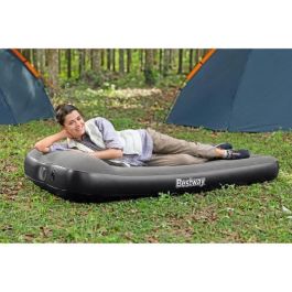 Colchón hinchable - BESTWAY - 671BQ - Tritech Twin - 1 persona, bomba USB integrada, 1,88 mx 99 cm x 30 cm Colchón hinchable - BESTWAY - 671BQ - Tritech Twin - 1 persona, bomba USB integrada, 1,88 mx 99 cm x 30 cm