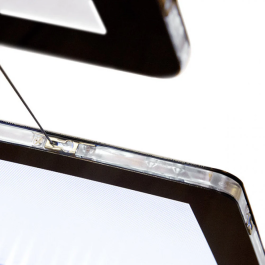 Kit Suspensión Carpeta Poster Display LED A4 2 Caras 12VDC