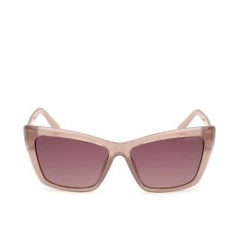 Guess GU00098 57F Gafas de Sol Mujer Cat-eye con Montura Beige Brillante y Lente Marrón Degradado 55mm Precio: 45.78999975. SKU: B12XNNZACC