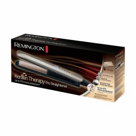 Remington S8540 Plancha para el Pelo Keratin Protect con Queratina y Aceite de Almendras, Ajuste Pro+, Pantalla Digital, Bronce