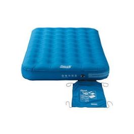 Coleman 2000031638 - Colchón hinchable doble rectangular extra resistente, azul, 295 kg, 198x137 cm