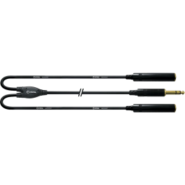 Cordial Cable Y Jack Estéreo/2 Jack Estéreo Hembra 30 Centimetros Precio: 13.95000046. SKU: B14M69LTML