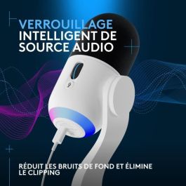 Un micrófono para juegos RGB premium con tecnología LIGHTSYNC, que cuenta con una cápsula dinámica personalizada y software avanzado, cápsula de rango medio Un micrófono para juegos RGB premium con tecnología LIGHTSYNC, que cuenta con una cápsula dinámica personalizada y software avanzado, cápsula de rango medio
